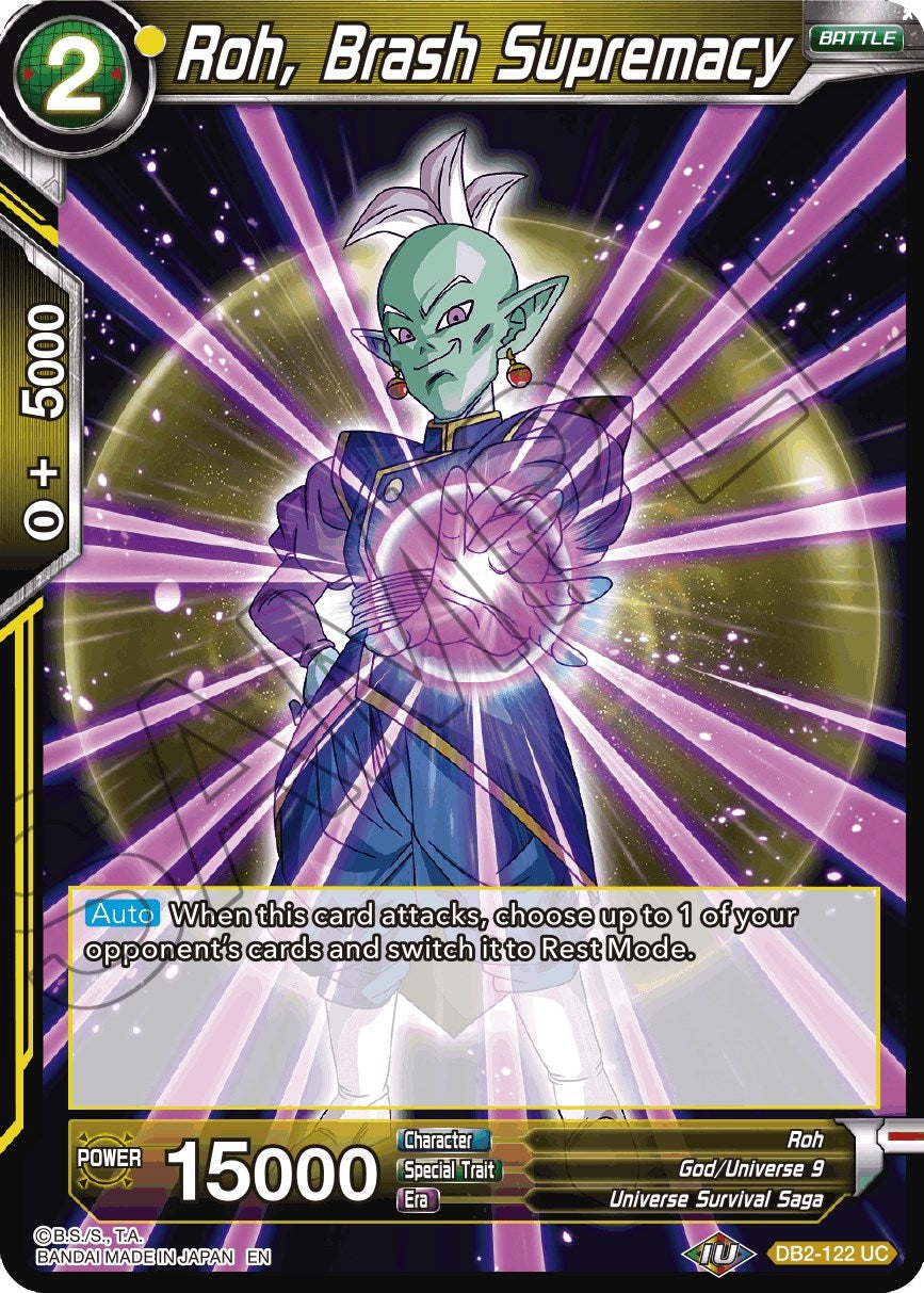 Image for Roh, Brash Supremacy (Reprint) (DB2-122) (EB-01) - Dragon Ball Super: Masters