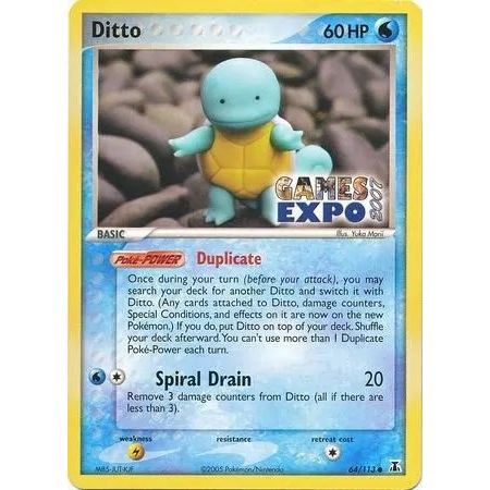 Image for Ditto (Squirtle) - 64/113 (Games Expo 2007) (064/113) (MCAP) - Pokemon