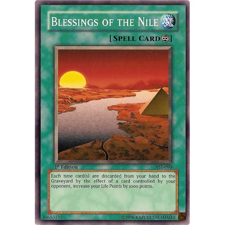 Image for Blessings of the Nile (AST-090) (AST) - YuGiOh