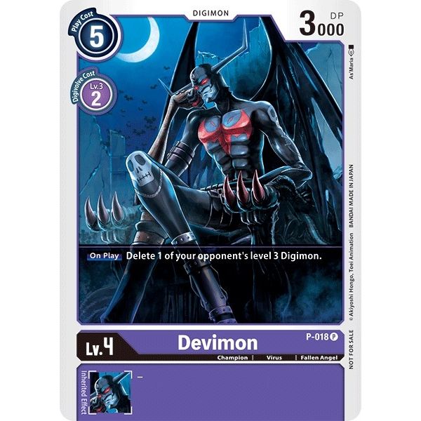 Image for Devimon - P-018 (P-018 P) (D-PR) - Digimon Card Game