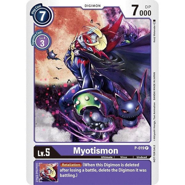 Image for Myotismon - P-019 (P-019 P) (D-PR) - Digimon Card Game