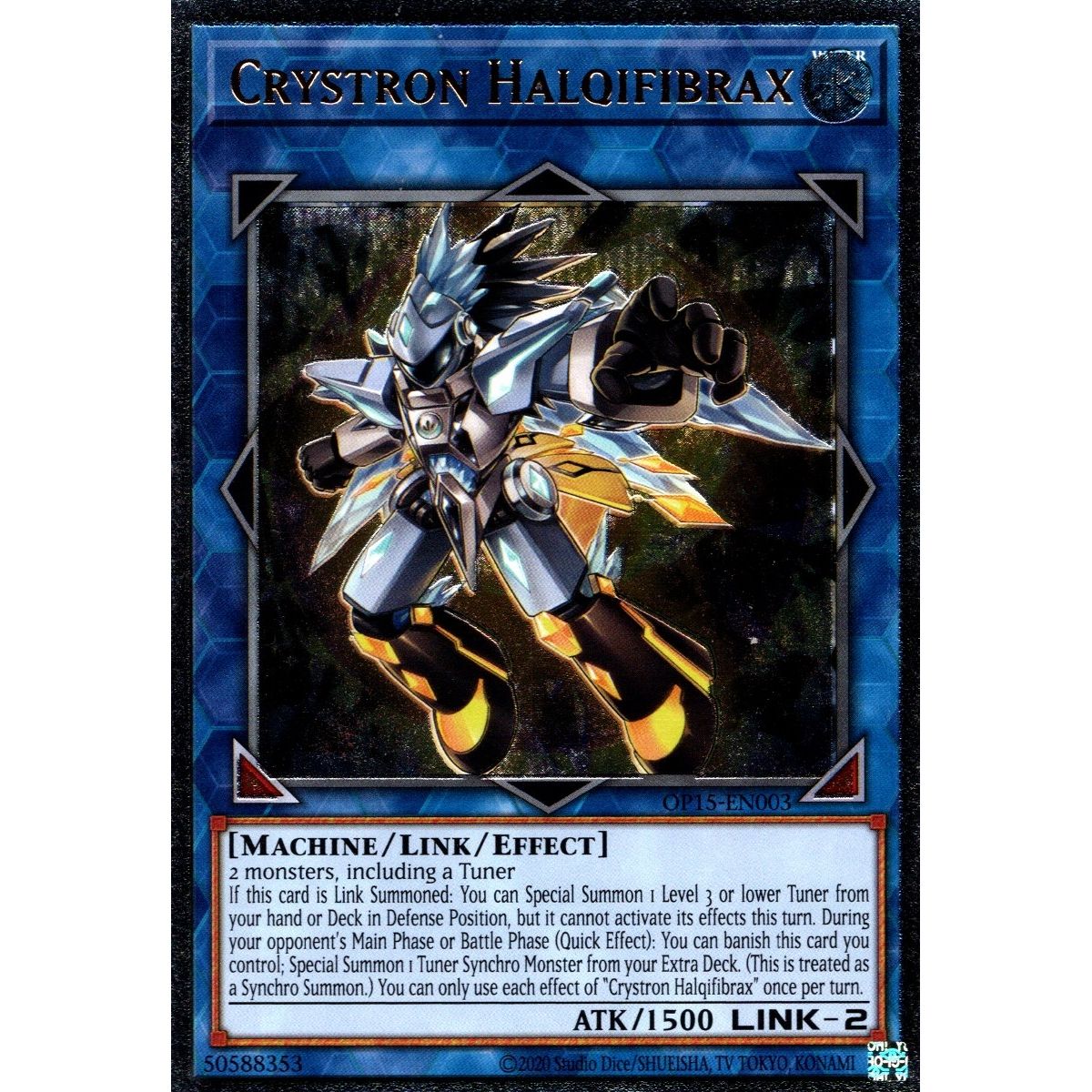 Image for Crystron Halqifibrax (UTR) (OP15-EN003) (OP15) - YuGiOh