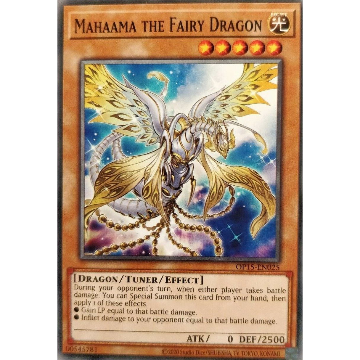 Image for Mahaama the Fairy Dragon (OP15-EN025) (OP15) - YuGiOh