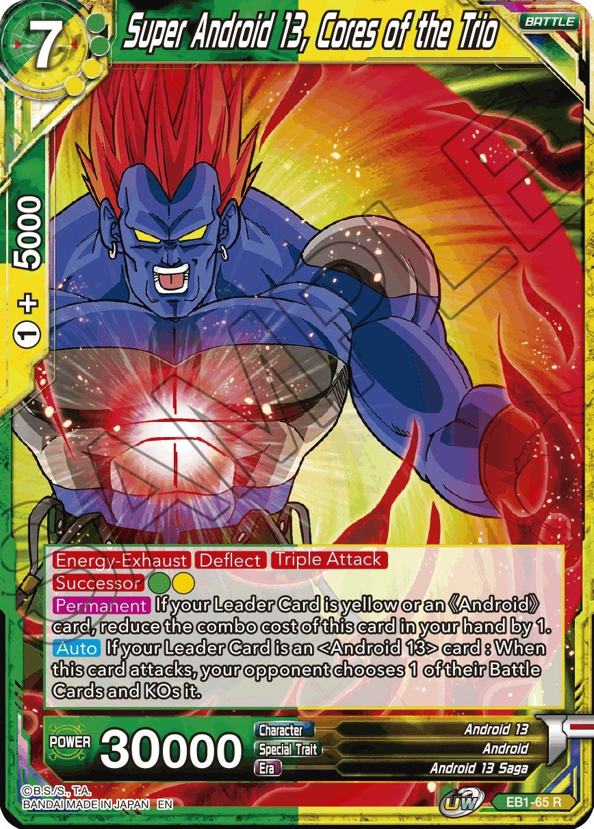 Image for Super Android 13, Cores of the Trio (EB1-65) (EB-01) - Dragon Ball Super: Masters