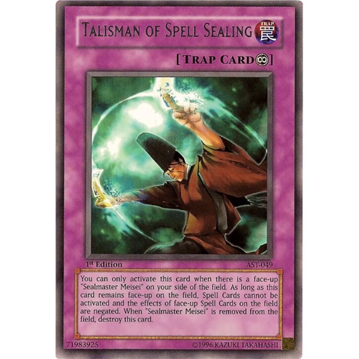 Image for Talisman of Spell Sealing (AST-049) (AST) - YuGiOh