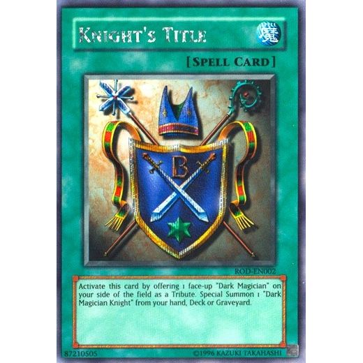 Image for Knight's Title (Reshef of Destruction) (Secret Rare) (ROD-EN002) (VDP) - YuGiOh