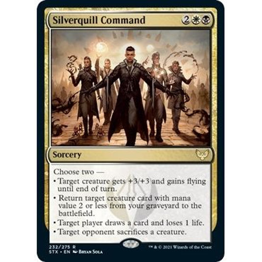 Image for Silverquill Command (232) (STX) - Magic: The Gathering