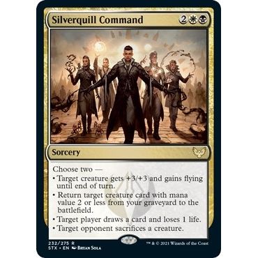 Image for Silverquill Command (232) (STX) - Magic: The Gathering