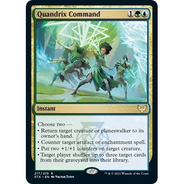 Image for Quandrix Command (217) (STX) - Magic: The Gathering