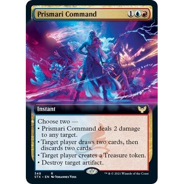 Image for Prismari Command (Extended Art) (348) (STX) - Magic: The Gathering