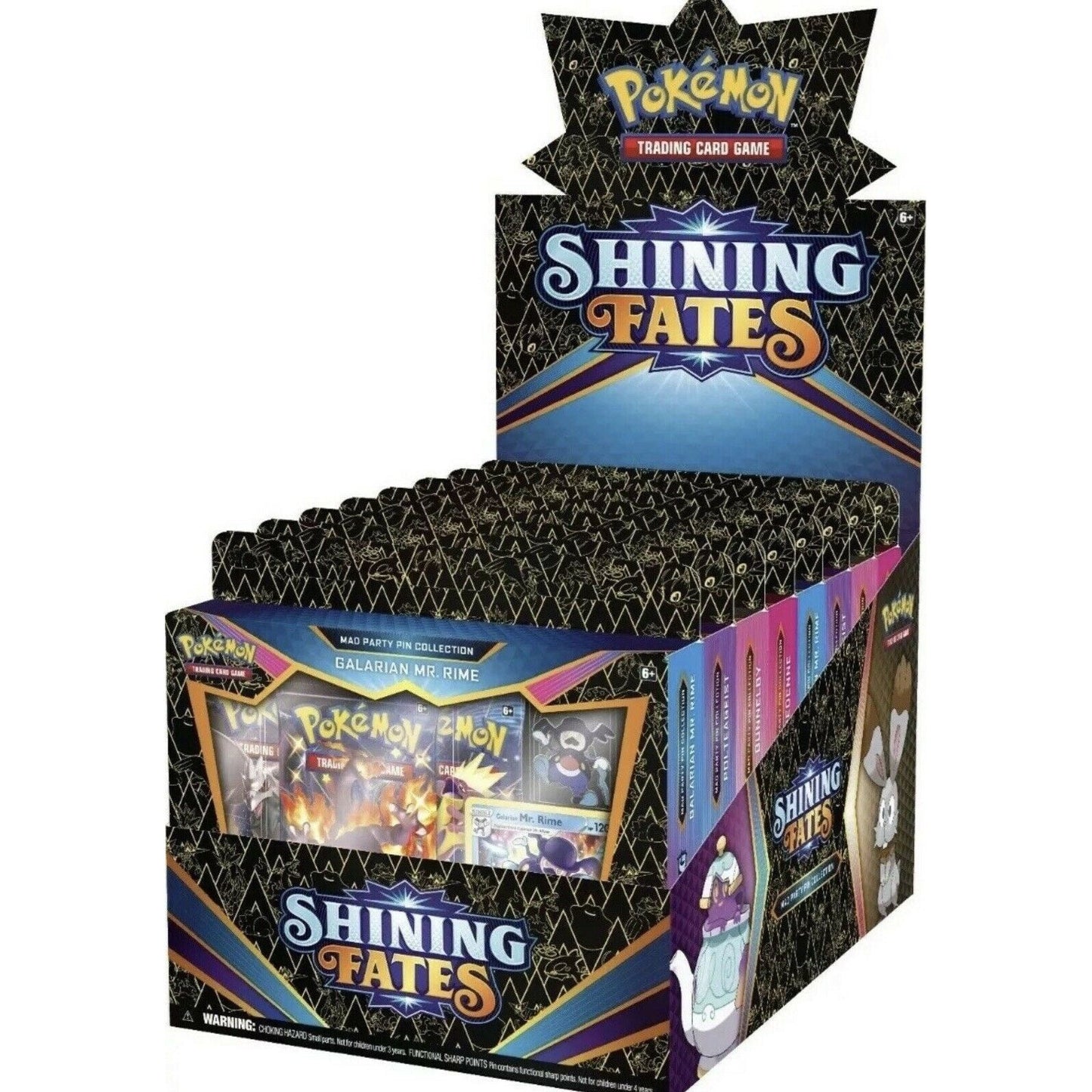 Image for Shining Fates Mad Party Pin Collection Display - Pokemon