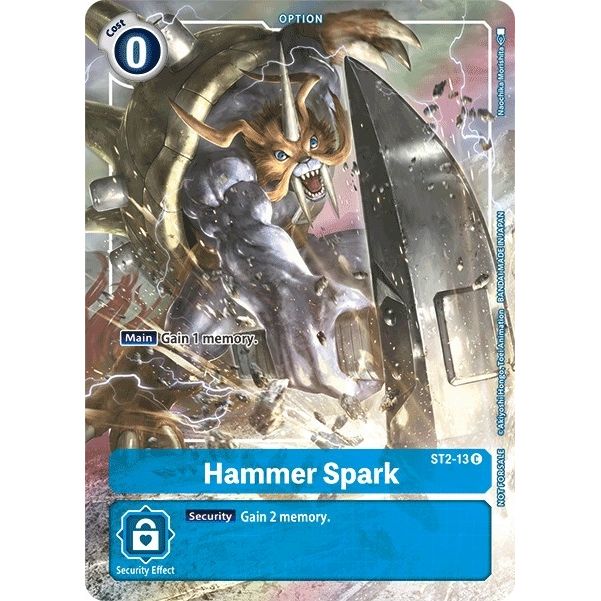 Image for Hammer Spark - ST2-13 (Tamer's Evolution Box) (ST2-13 C) (ST-2) - Digimon Card Game