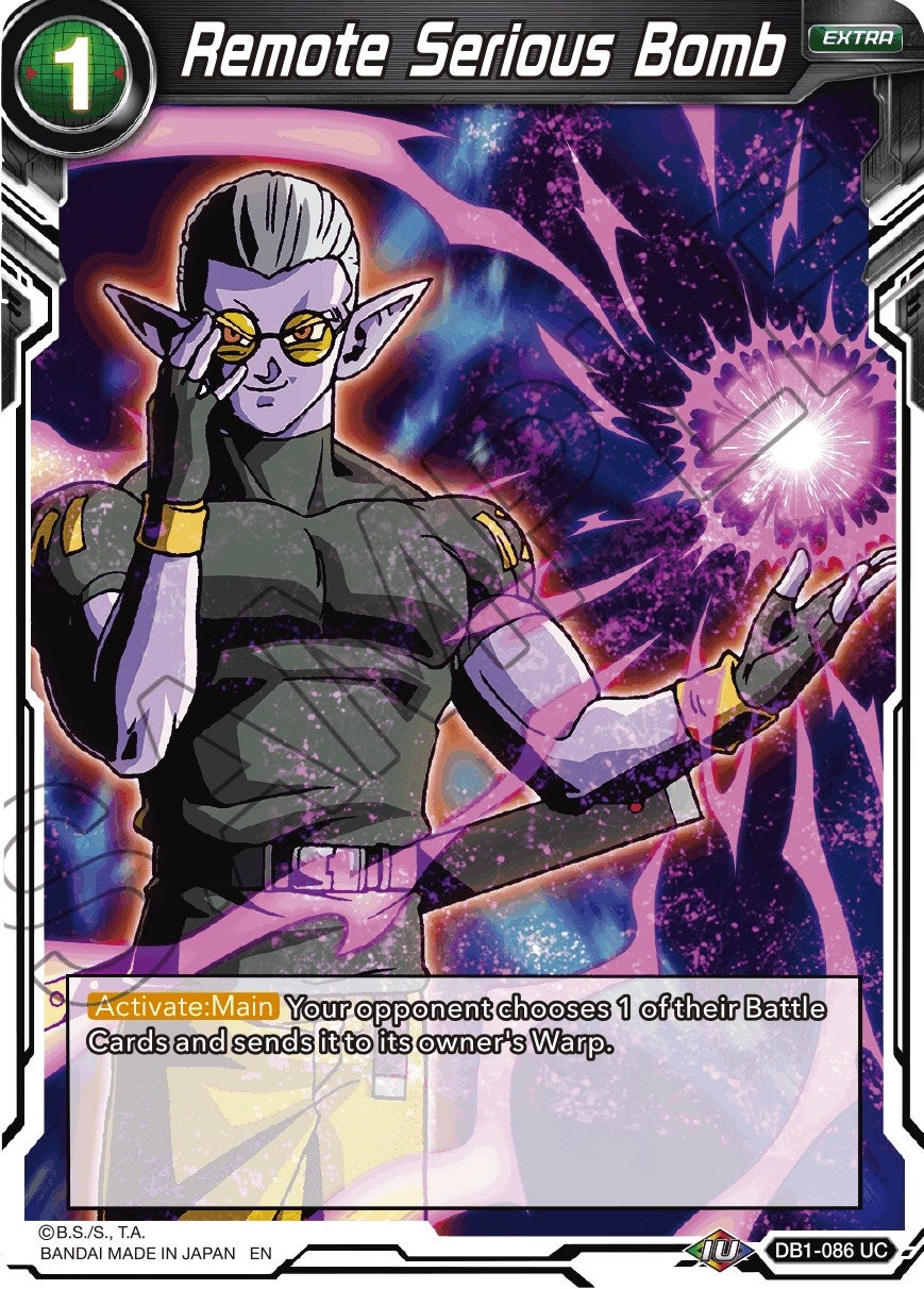 Image for Remote Serious Bomb (Reprint) (DB1-086) (EB-01) - Dragon Ball Super: Masters