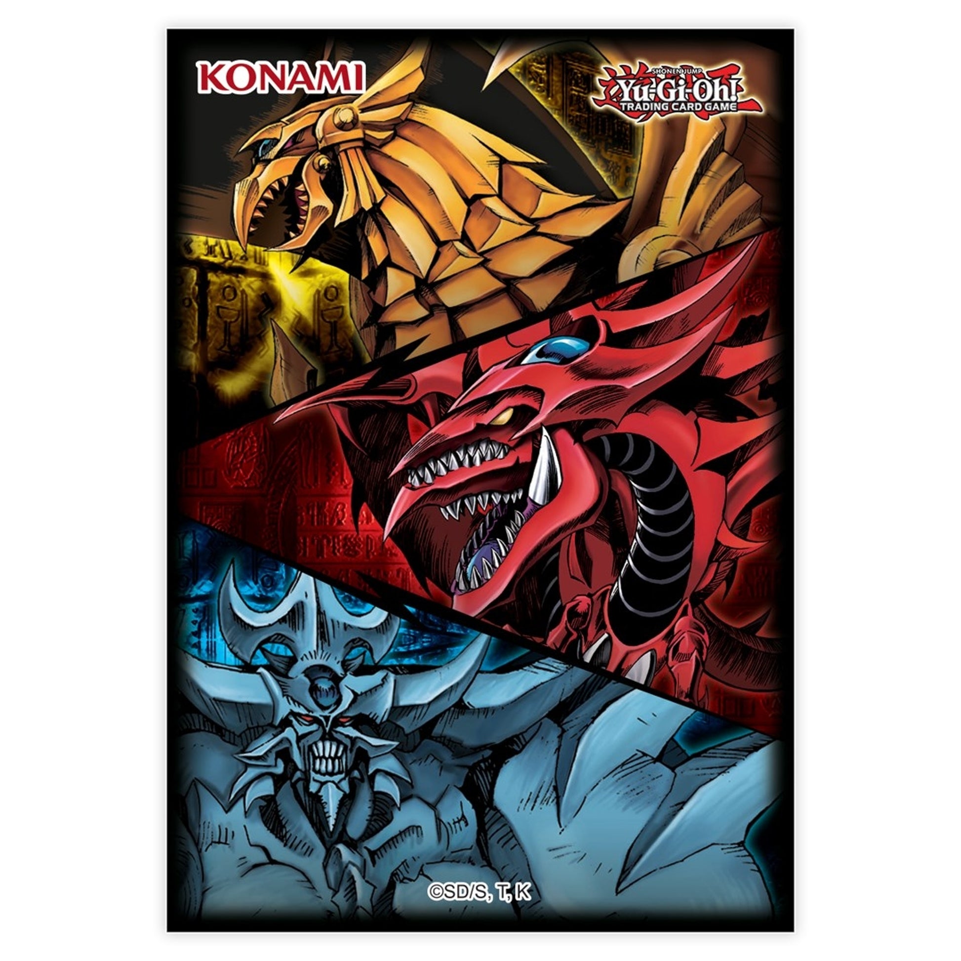 Image for Slifer, Obelisk, & Ra Card Sleeves (50-Pack) - Card Sleeves