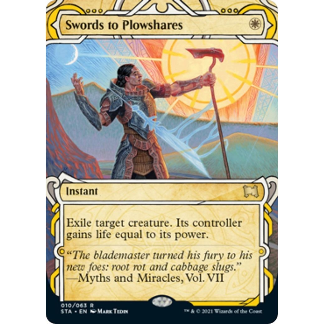Image for Swords to Plowshares (10) (STA) - Magic: The Gathering