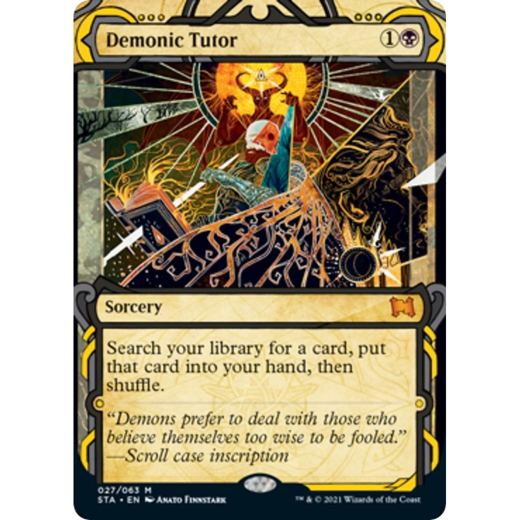 Image for Demonic Tutor (27) (STA) - Magic: The Gathering