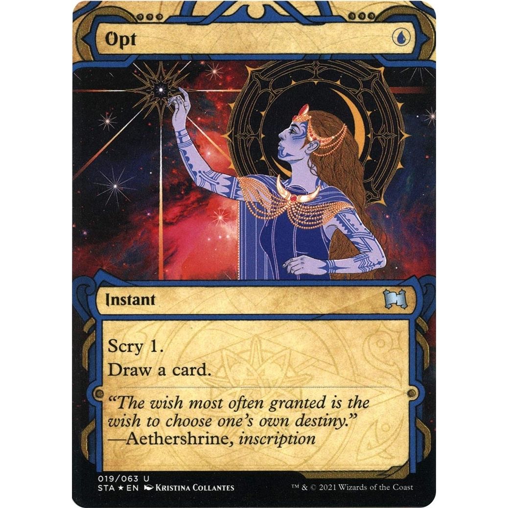 Image for Opt (Foil Etched) (19) (STA) - Magic: The Gathering