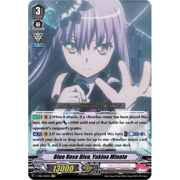 Image for Blue Rose Diva, Yukina Minato (V-TB01/004EN) (V-TB01) - Cardfight Vanguard