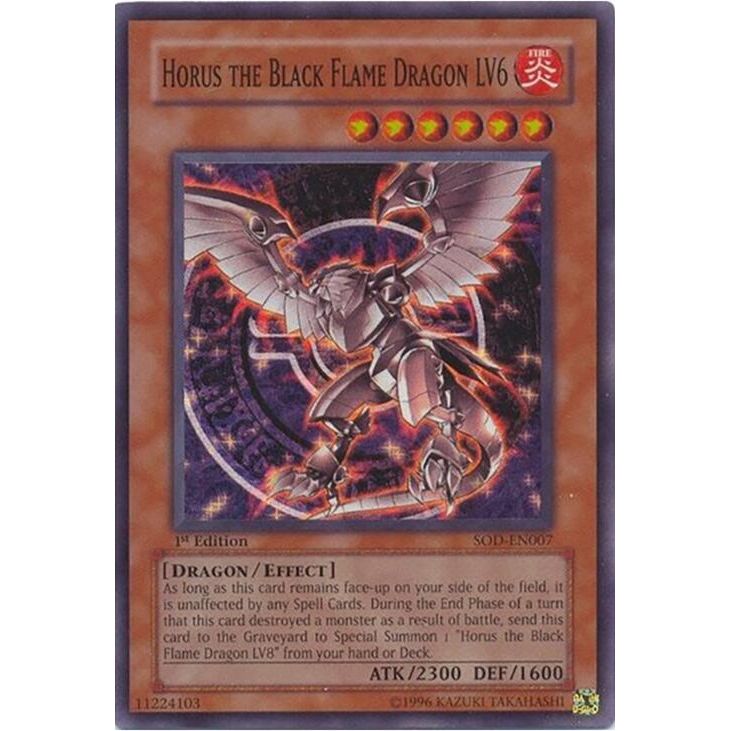 Image for Horus the Black Flame Dragon LV6 (SOD-EN007) (SOD) - YuGiOh