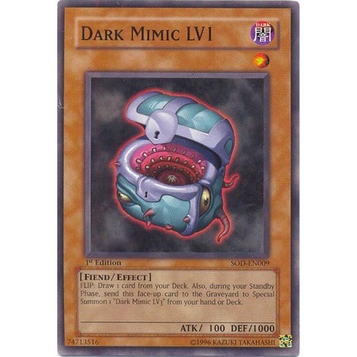 Image for Dark Mimic LV1 (SOD-EN009) (SOD) - YuGiOh
