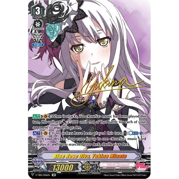 Image for Blue Rose Diva, Yukina Minato (SP) (V-TB01/SP16EN) (V-TB01) - Cardfight Vanguard