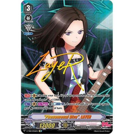 Image for "Phenomenal Diva", LAYER (SP) (V-TB01/SP26EN) (V-TB01) - Cardfight Vanguard