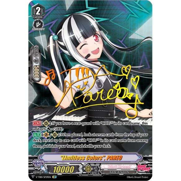 Image for "Limitless Colors", PAREO (SP) (V-TB01/SP29EN) (V-TB01) - Cardfight Vanguard