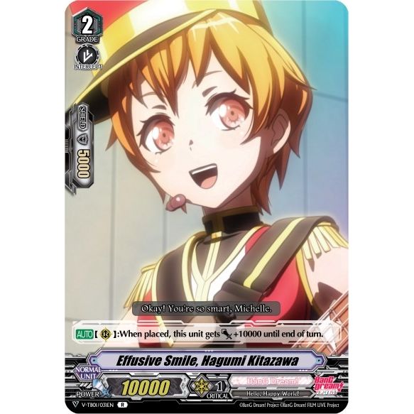 Image for Effusive Smile, Hagumi Kitazawa (V-TB01/031EN) (V-TB01) - Cardfight Vanguard
