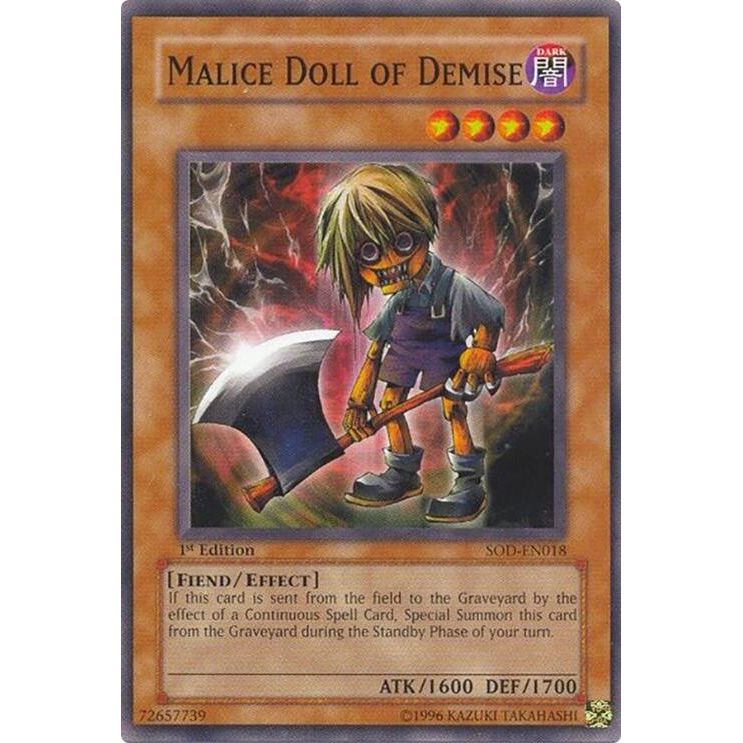 Image for Malice Doll of Demise (SOD-EN018) (SOD) - YuGiOh
