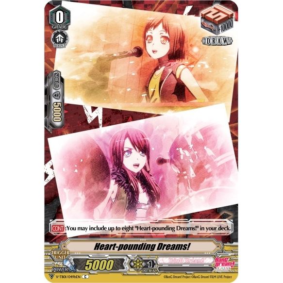 Image for Heart-pounding Dreams! (B) (Afterglow) (Parallel Foil) (V-TB01/049bEN) (V-TB01) - Cardfight Vanguard