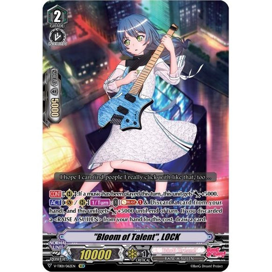 Image for "Bloom of Talent", LOCK (V-TB01/062EN) (V-TB01) - Cardfight Vanguard