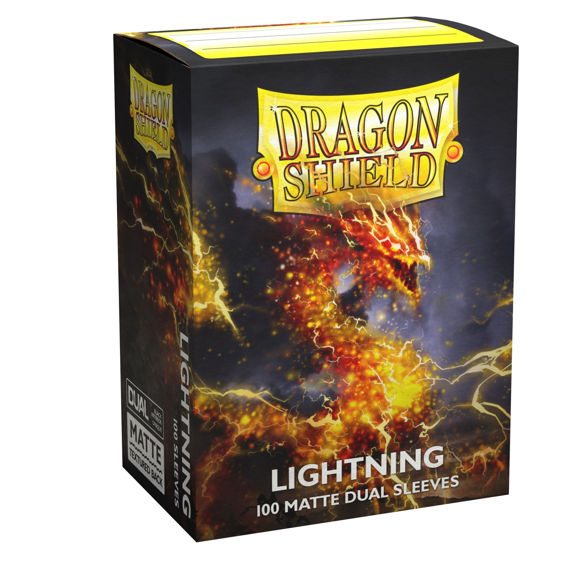 Image for Dragon Shield Dual Matte Standard Sleeves - Lightning (100-Pack) - Card Sleeves