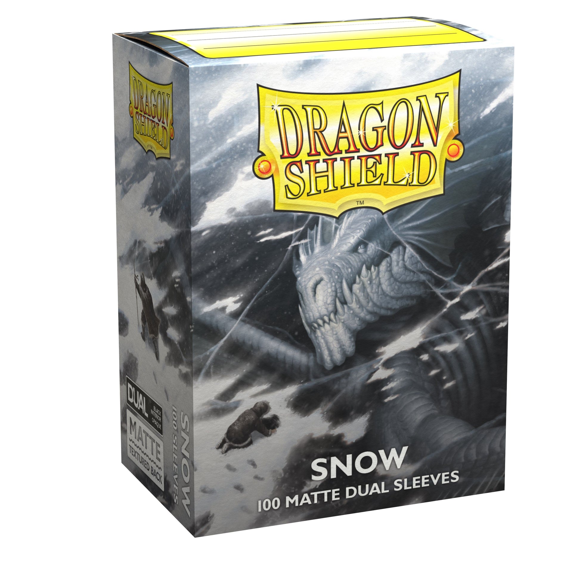 Image for Dragon Shield Dual Matte Standard Sleeves - Snow (100-Pack) - Card Sleeves