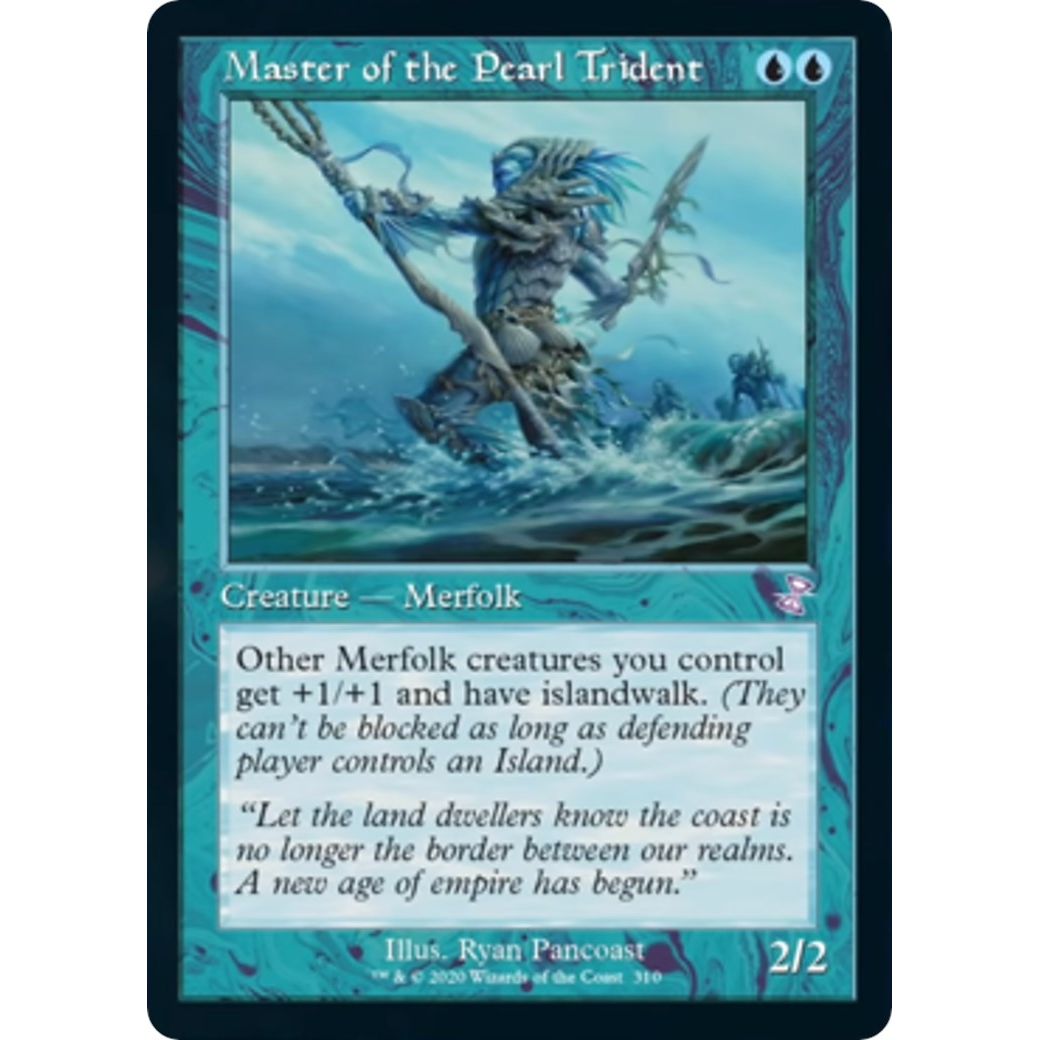Image for Master of the Pearl Trident (310) (TSR) - Magic: The Gathering