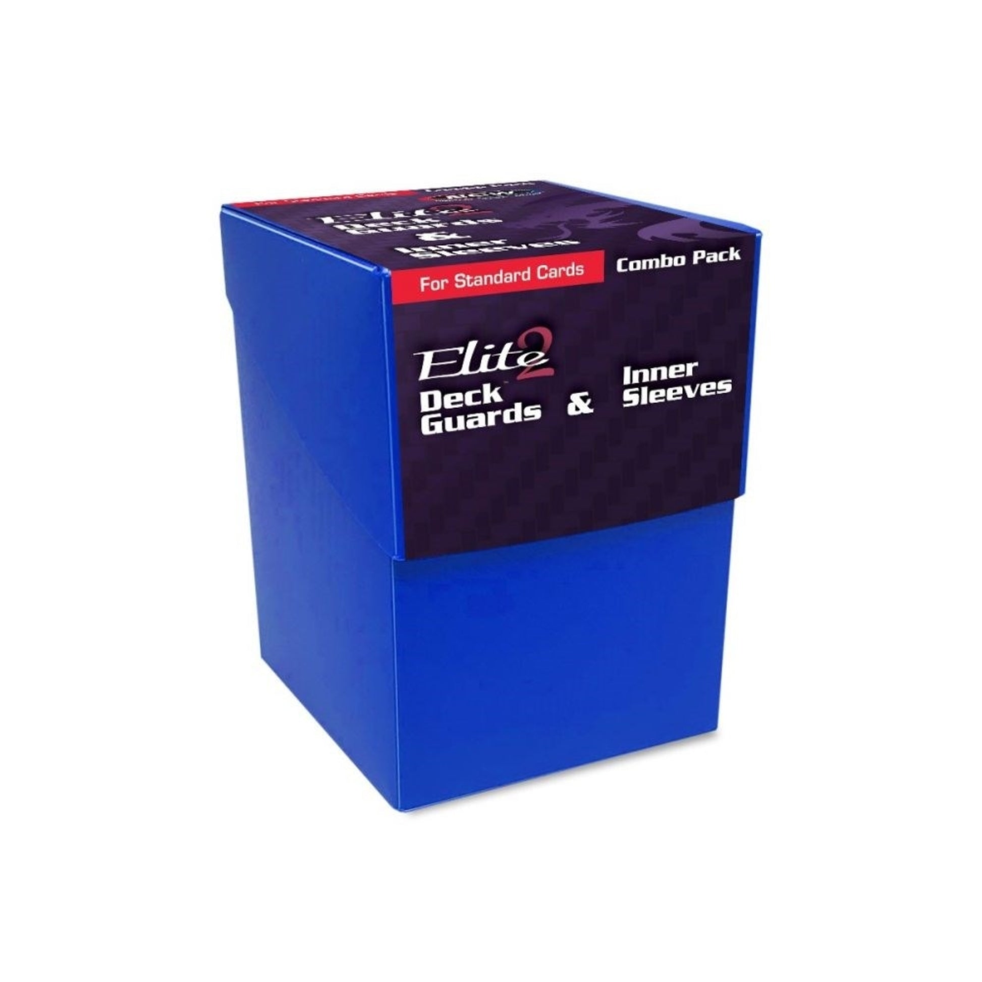 Image for Elite2 Deck Guards & Inner Sleeves Combo Pack - Glossy Standard - Blue (100-Pack) - Card Sleeves