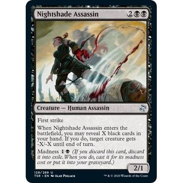Image for Nightshade Assassin (128) (TSR) - Magic: The Gathering