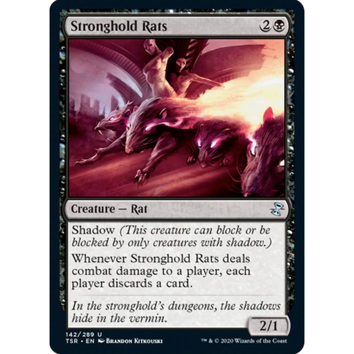 Image for Stronghold Rats (142) (TSR) - Magic: The Gathering
