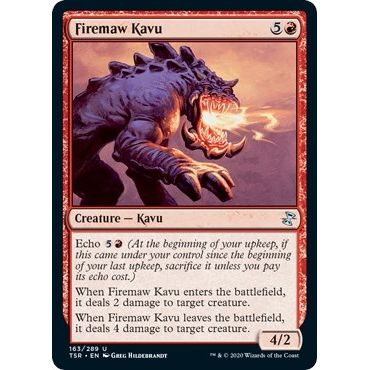 Image for Firemaw Kavu (163) (TSR) - Magic: The Gathering