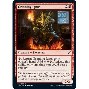Image for Grinning Ignus (168) (TSR) - Magic: The Gathering