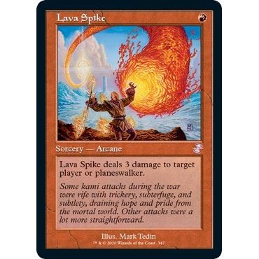 Image for Lava Spike (347) (TSR) - Magic: The Gathering