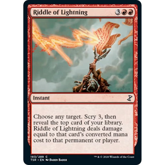 Image for Riddle of Lightning (183) (TSR) - Magic: The Gathering
