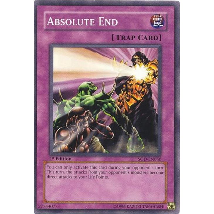 Image for Absolute End (SOD-EN050) (SOD) - YuGiOh