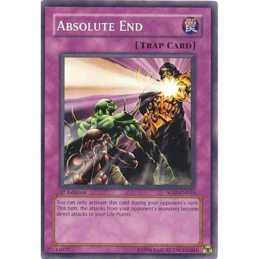 Image for Absolute End (SOD-EN050) (SOD) - YuGiOh