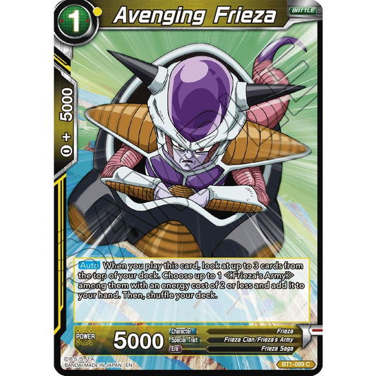 Image for Avenging Frieza (Reprint) (BT1-089) (EB-01) - Dragon Ball Super: Masters