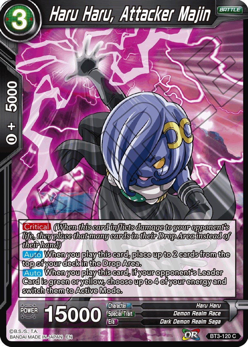 Image for Haru Haru, Attacker Majin (Reprint) (BT3-120) (EB-01) - Dragon Ball Super: Masters