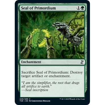 Image for Seal of Primordium (228) (TSR) - Magic: The Gathering