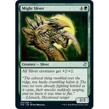 Image for Might Sliver (218) (TSR) - Magic: The Gathering