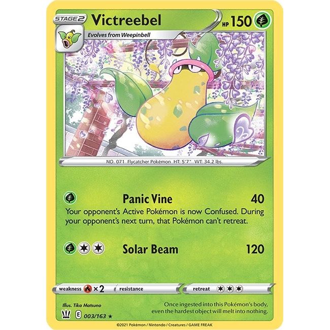 Image for Victreebel (003/163) (SWSH05) - Pokemon