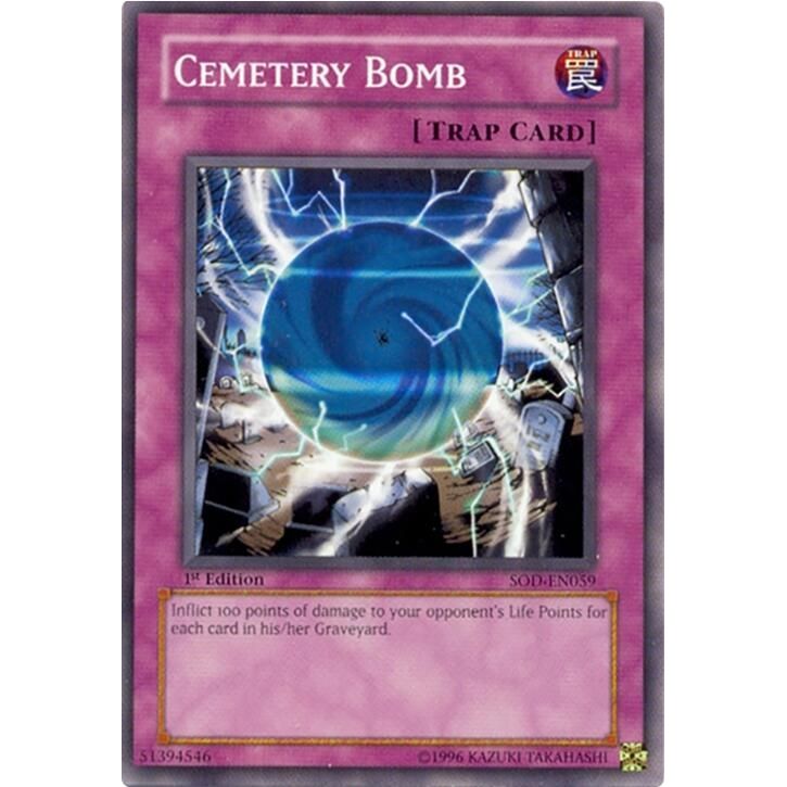 Image for Cemetery Bomb (SOD-EN059) (SOD) - YuGiOh