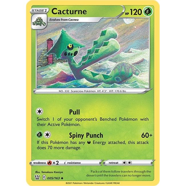 Image for Cacturne (005/163) (SWSH05) - Pokemon
